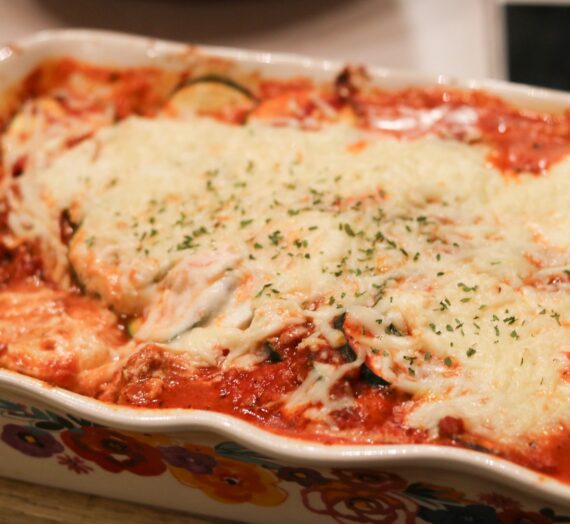 Zucchini Baked Ziti — Healthy, Low Carb!