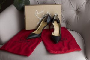 Christian Louboutin Hot Chick Halter Red Sole Pumps