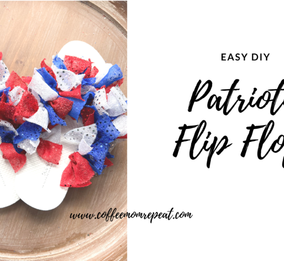 Patriotic Flip Flops — Simple DIY!
